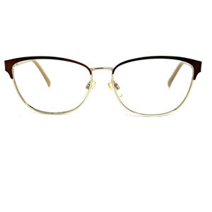 South Hampton Eyeglasses Frames SH 9001 55-15-140 Brown Gold No Lenses H18733